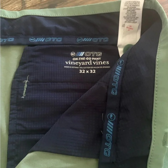 Vineyard Vines Golf Pants Performance On The Go 32 x 32 Starboard Green - Picture 4 of 8